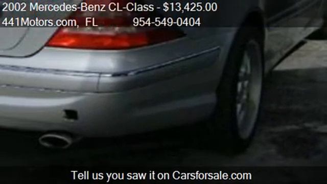 2002 Mercedes-Benz CL-Class CL600 - for sale in Miami, FL 33 смотреть онлайн