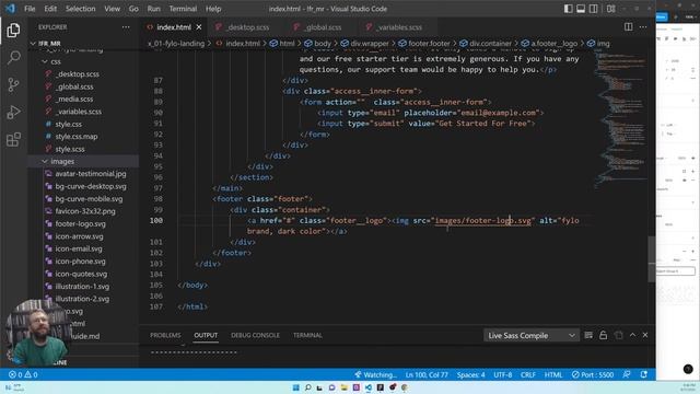 HTML+SCSS: ВІДПОВІДАЮ НА ВАШІ ПИТАННЯ. Верстання секції та футеру лендінгу [07-Frontend Ранок] смотреть онлайн