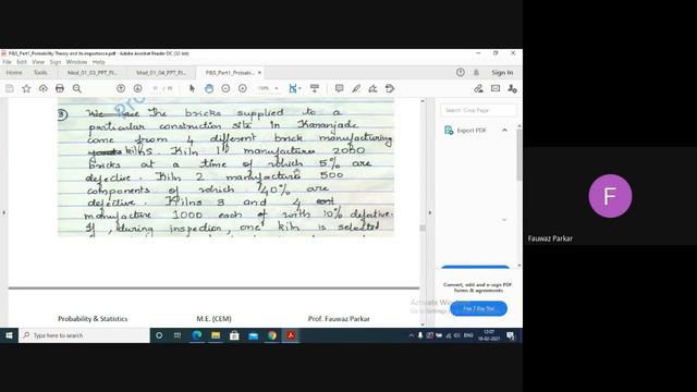 Probability & Statistics Total Probability Theorem and Baye's Theorem смотреть онлайн