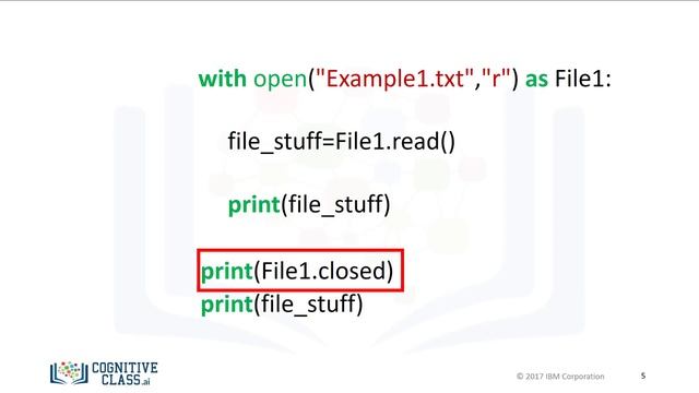 12. Reading files with open смотреть онлайн