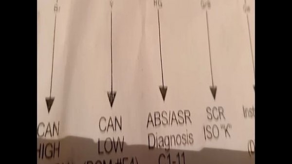 Daewoo Novus, распиновка фишки obdII.