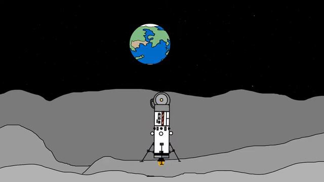 KSP failed Moon landing смотреть онлайн
