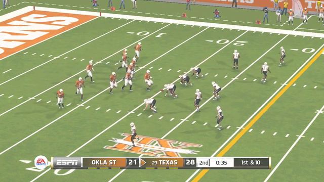 (Oklahoma State Cowboys vs Texas Longhorns) (NCAA 14 Roster Update For 2019 2020 ps3) смотреть онлайн