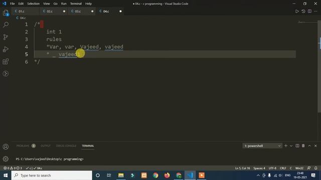 [Kannada] - Rules for declaration of variables || Complete 'C' programming course in Kannada смотреть онлайн