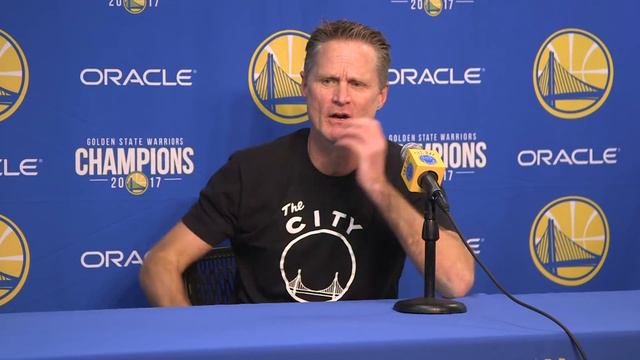 Steve Kerr tells story of wanting to draft Curry in Phoenix смотреть онлайн