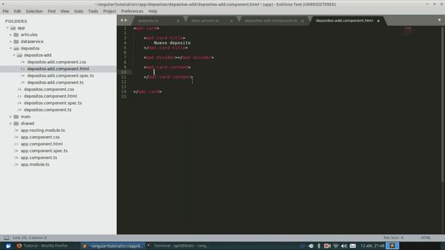 Tutorial app Django Angular - 10: Alta смотреть онлайн