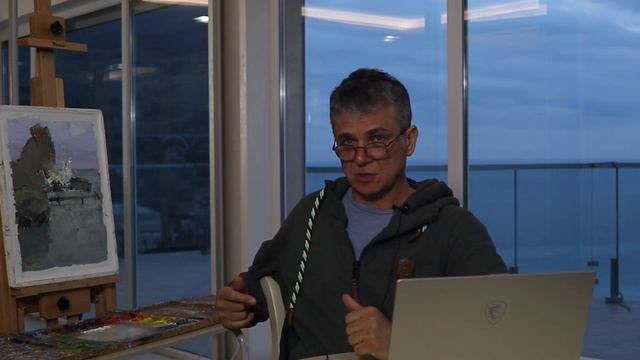 885 БИРЮЗОВЫЙ ЦВЕТ _ рисование. Короленков смотреть онлайн