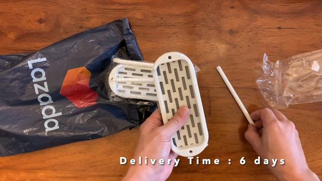 Unwrapping and assembly of Plastic Rag Soap Rack from the vendor "ONE SUPERMARKET" смотреть онлайн