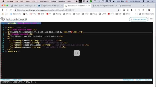 MDN Home Page Tutorial Walkthrough on PythonAnywhere смотреть онлайн