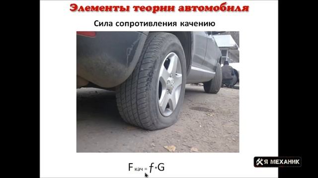 Силы действующие на автомобиль при движении Подробный видеоурок смотреть онлайн