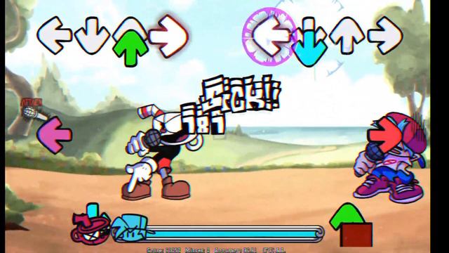 FNF Indie Cross mod vs cuphead смотреть онлайн
