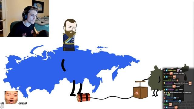 XQc Reacts To The Russian Revolution - OverSimplified