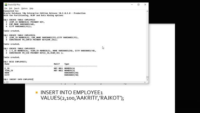 oracle chp 2 lect 11 смотреть онлайн