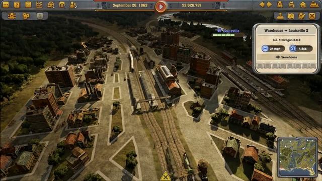 Railway Empire - gameplay economic simulation смотреть онлайн