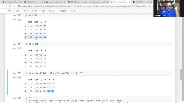 Pandas Concat, Merge, and Join | Hindi смотреть онлайн
