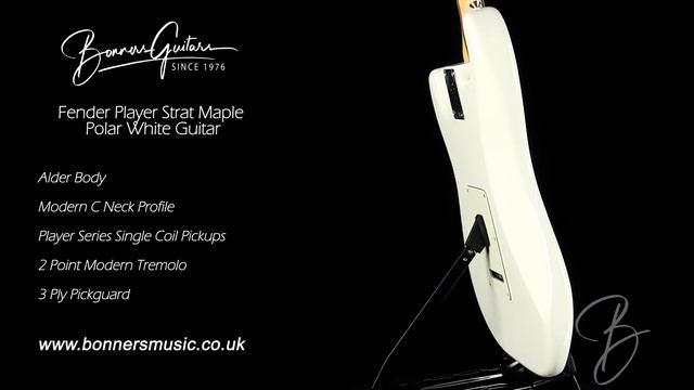 Fender Player Strat Maple Polar White Guitar смотреть онлайн