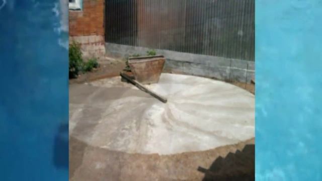 Каркасный бассейн. Фундамент своими руками.The Foundation itself. смотреть онлайн