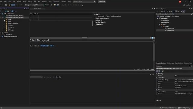 Deploy Database Project to SQL Server in Visual Studio 2022 смотреть онлайн