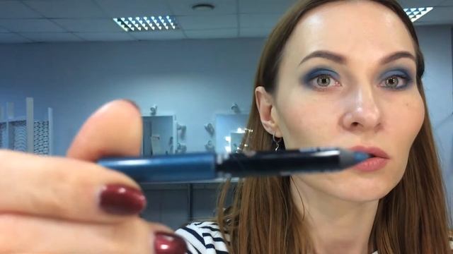 Синий вечерний макияж глаз. Быстро и просто! смотреть онлайн