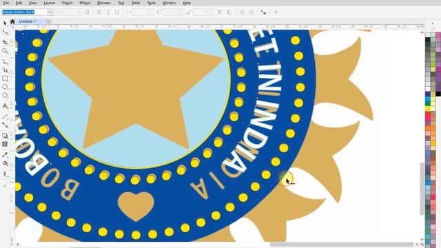 How to Create a BCCI Logo | How to Edit a Scanned Logo: A STEP-by-STEP Guide | Maya graphic tutoria смотреть онлайн