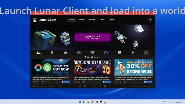 How to get Lunar Client back to school cosmetics for free! смотреть онлайн