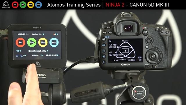 Atomos Ninja 2 + Canon EOS 5D MK III Setup Guide HD смотреть онлайн