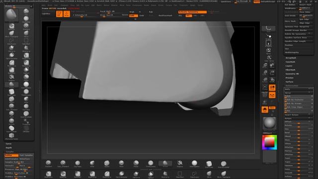 Creating A Robot Head In Zbrush Part 2: Creating A Polished Model смотреть онлайн