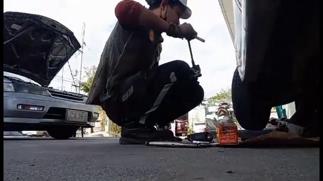 toyota revo 7k engine change starter solinoid.shell helix service station. kawit cavite. смотреть онлайн