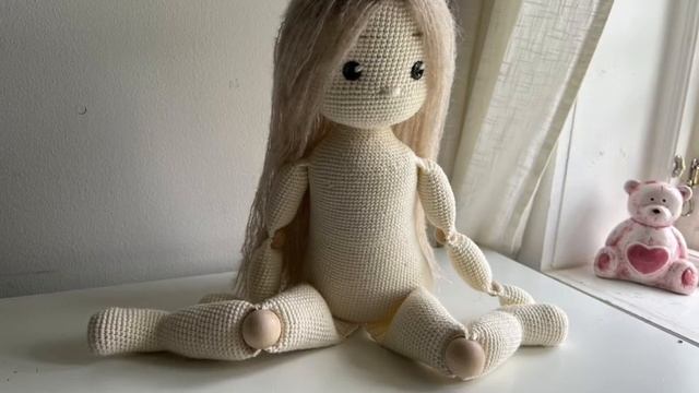 Virkade dockan Gloria. Crocheted doll Gloriaю Амигуруми кукла Глория смотреть онлайн