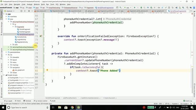 #9 Firebase Authentication Tutorial - Phone Authentication смотреть онлайн