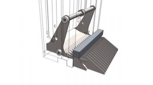 Решетка вертикальная грубой очистки РВГО, принцип работы