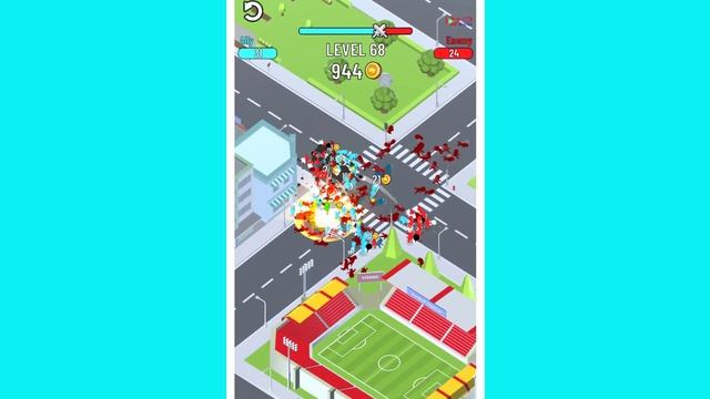 GANG CLASH - Walkthrough Gameplay Part 5 - LEVELS 61-75 (iOS Android) смотреть онлайн