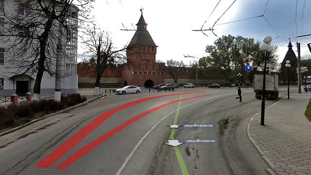 Дорожное движение, город Тула смотреть онлайн
