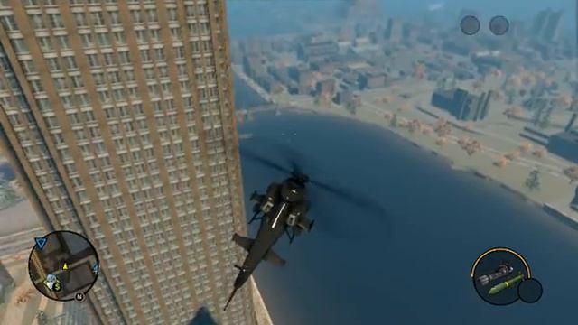 Верталёт в Saints Row The Third смотреть онлайн