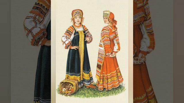 История русского, славянского женского национального костюма. смотреть онлайн