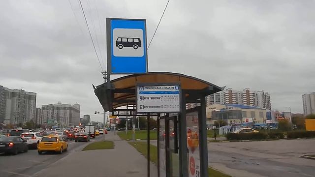 Москва | улица Люблинская напротив L-153 смотреть онлайн