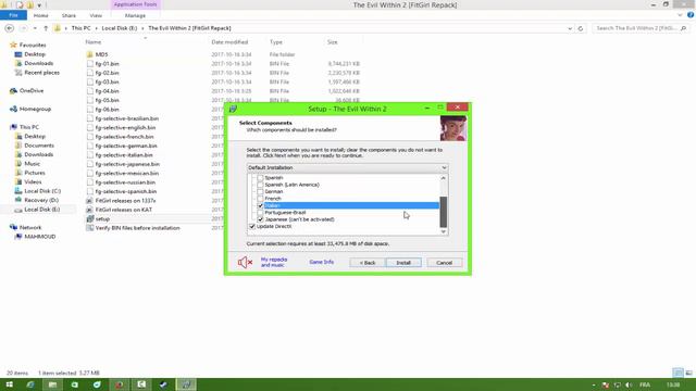 تحميل و تثبيت لعبة The Evil Within 2 بأصغر حجم ممكن смотреть онлайн