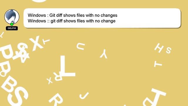 Windows : Git diff shows files with no changes смотреть онлайн