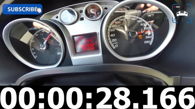 426 HP Ford Focus RS MK2 Acceleration 0-270 km/h AUTOBAHN & Milltek Exhaust Sound смотреть онлайн