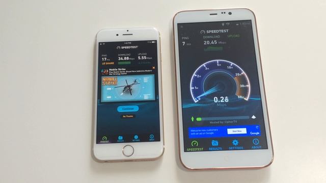 iPhone 6 iOS 8.4 vs Polaroid Link 6" Android KitKat 4.4.2 смотреть онлайн