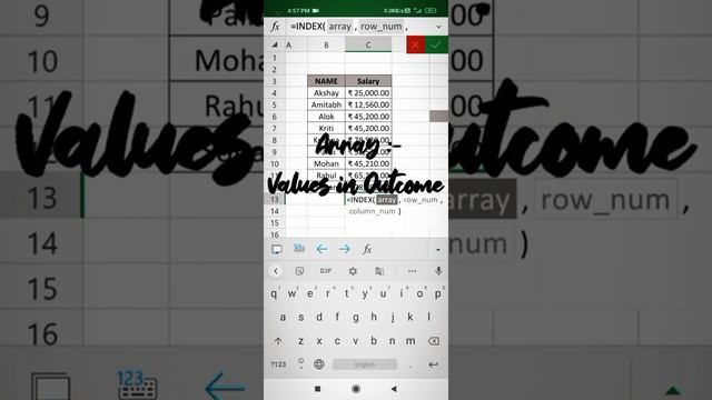 INDEX EXPLAINED ?| Extract Values with Row() and Column()|Amazing Excel Formula #excel #excelexpert смотреть онлайн