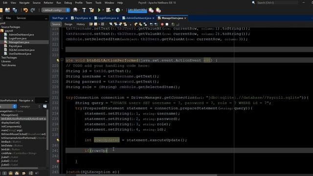 JAVA SQLite - Employee Payroll & Loan Management System - Part 15 | Update user record смотреть онлайн
