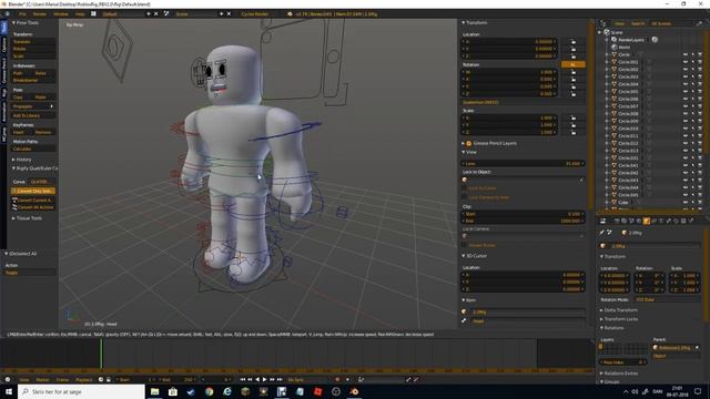 Robloxian 2.0 Rig || Blender смотреть онлайн