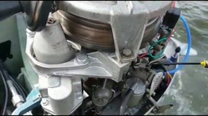 Подвесной лодочный мотор Вихрь 20, электрический стартер запуск