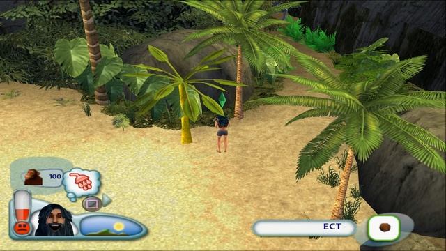 Sims 2 Castaway - Накопление ресурсов [5/9]