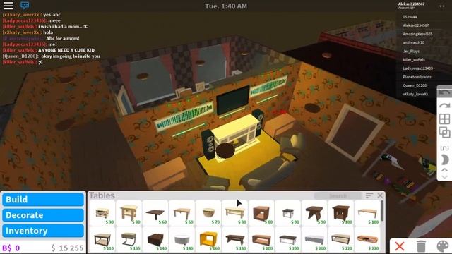 Bloxburg строительство дома гостиная ! (2) смотреть онлайн