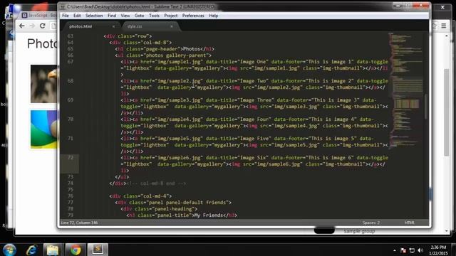 Build a multi-page Social Network Template using Bootstrap - Part 9 смотреть онлайн