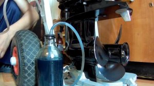 замена масла в редукторе лодочного мотора Mercury F20M