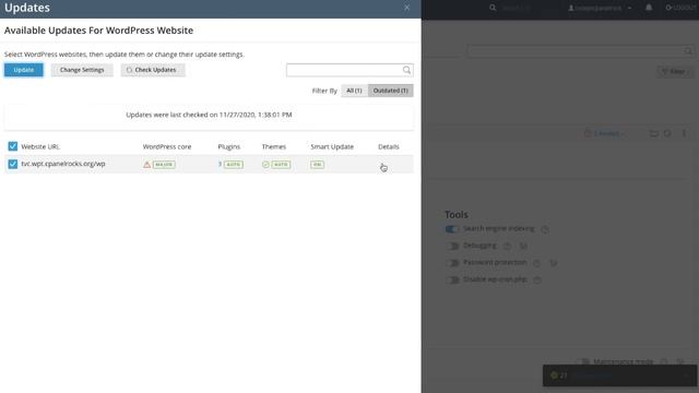 How to Use the WordPress Toolkit Within cPanel to Update Your Website, Part 4 смотреть онлайн