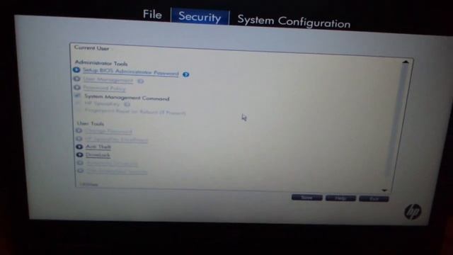 HP ProBook 6460b - funkcje BIOSu смотреть онлайн